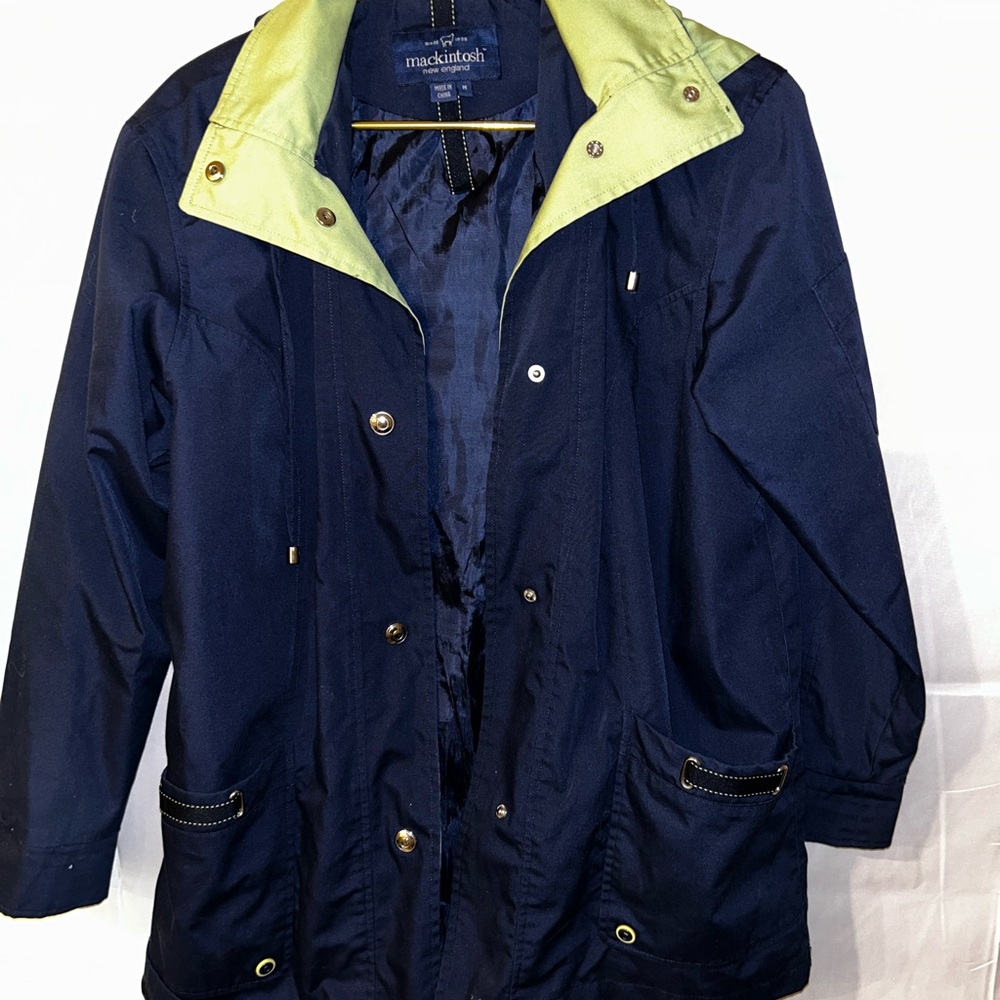 Mackintosh New England Women’s Jacket Medium Blue Green | Classic Outerwear